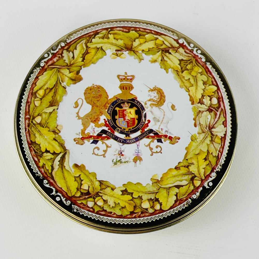 “Commemorative Plates from The Royal Collection” Coasters 3 5/8” Royal Arms
